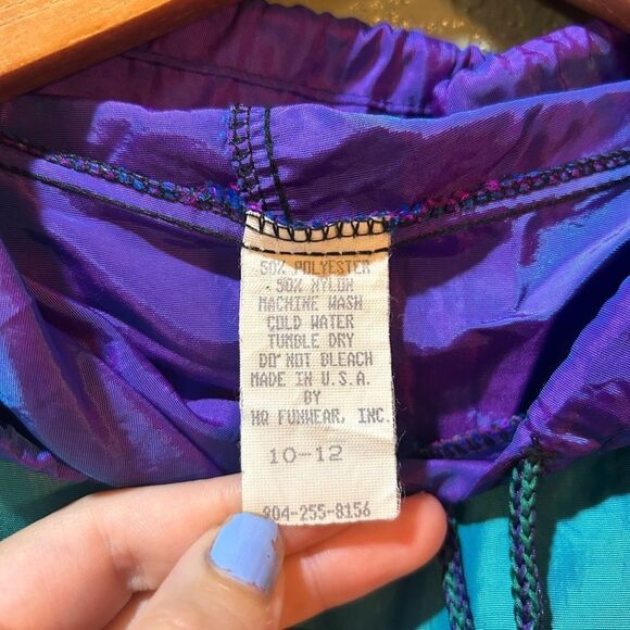 Daytona Beach Vintage HR Funwear, Inc 10-12 Small Windbreaker Jacket - Picture 5 of 8